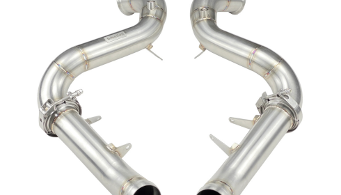 Mercedes E63 downpipe install